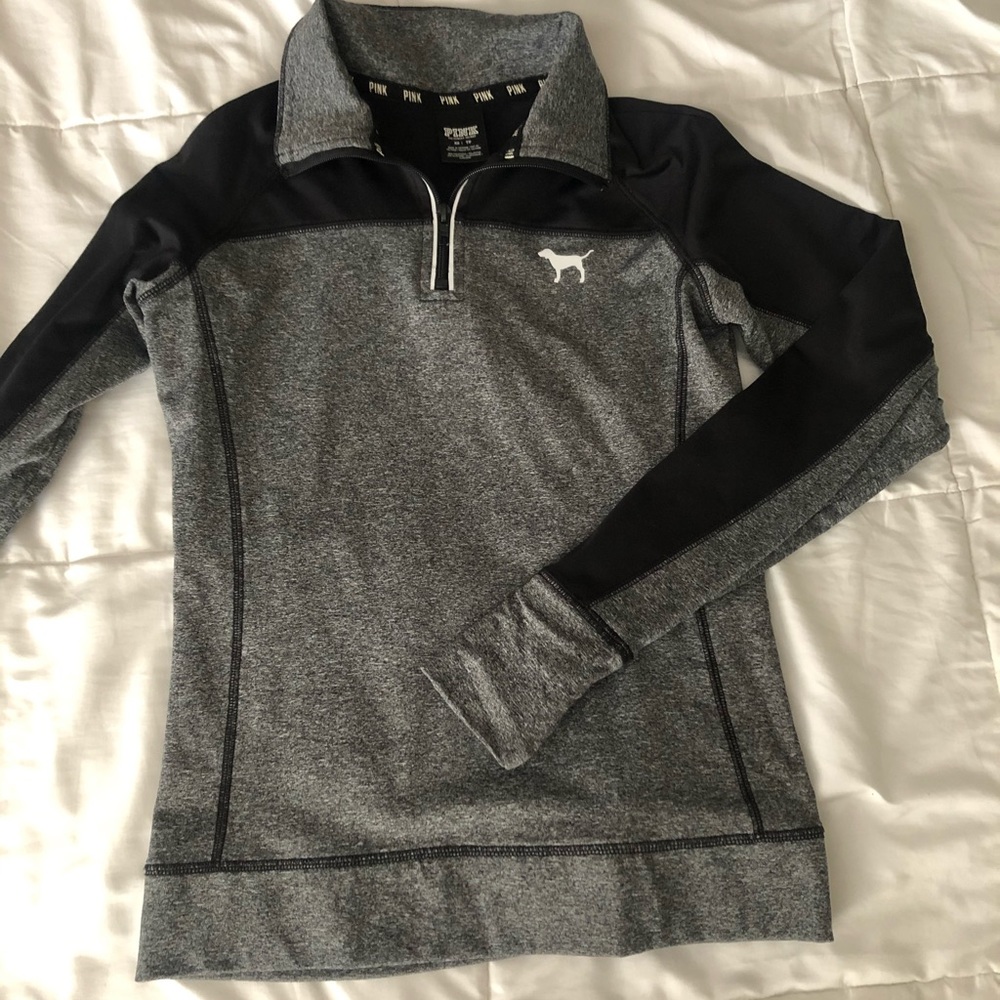 PINK zip pullover